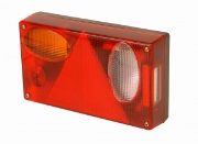 Signal-Stat THQ/04 Series Rear Combination Lamp w/ Triangle Reflex, Reverse & NPL (No Fog) | LH | Cable Entry | [THQ/04/01]