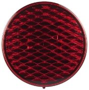 LED Autolamps 82 Series 12/24V Round LED Rear Stop/Tail Light | 80mm | Red Lens | Fly Lead - [82RMB]