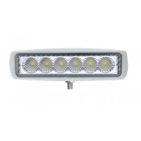 LED Autolamps 16018 Slim 6-LED 1152lm Work Flood Light White 12/24V - 16018FWM