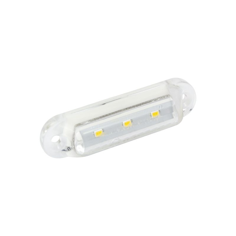 LED Autolamps 16 Series LED White Front Marker Light | Fly Lead | 24V [16W24B]
