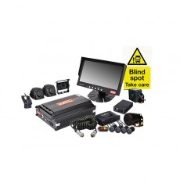 Durite FORS/DVS Safe System (Phase 1) Compliant Kit | 7" Monitor | 4 Camera | 4G DVR (1TB HDD) | for Articulated Vehicles - [0-774-27]