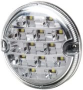 DBG Valueline 95 Series 12/24V Round LED Reverse Light | 95mm | Clear | Fly Lead - [386.005]