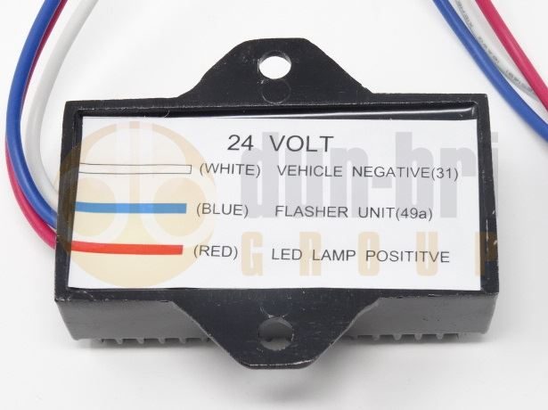 DBG 386.E07/24v Single Function LED Loading Module (Fly Lead) 24V