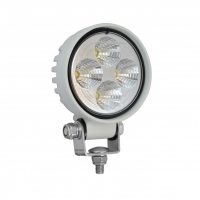 LED Autolamps 8312 Compact Round 4-LED 500lm Work Flood Light White 12/24V - 8312WM