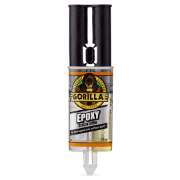 GORILLA 6044001 5 Minute Clear Epoxy Resin Glue - 25ml Syringe