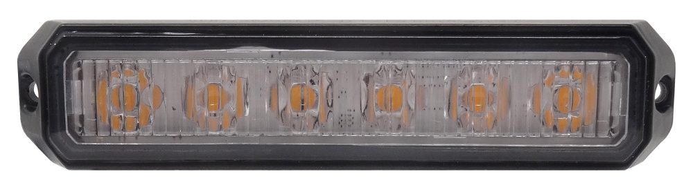 DBG LED Strobe Warning Light | Amber | 6 LED | R65 - [308.LED6XA]