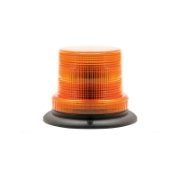 LED Autolamps 128 Series LED R10 Amber Three Bolt Beacon 12-48V [128AMF]