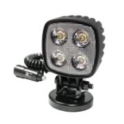 LED Autolamps 8112 Compact Square Mag Mount 4-LED 800lm Work Flood Light 12/24V - 8112BMMM