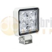 LED Autolamps 7312WM 4-LED 489lm Compact WHITE Reverse/Work Light (FLOOD) IP67 R10 R23 12/24V