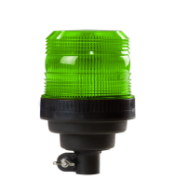 ECCO ECCOLED BRONZE LED R10 Green Mini DIN Pole Beacon [EB5012G]