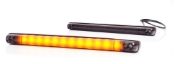 WAS W274 BLACK LED Side (Amber) Marker Light | 237mm | Fly Lead + Superseal - [2333SS]