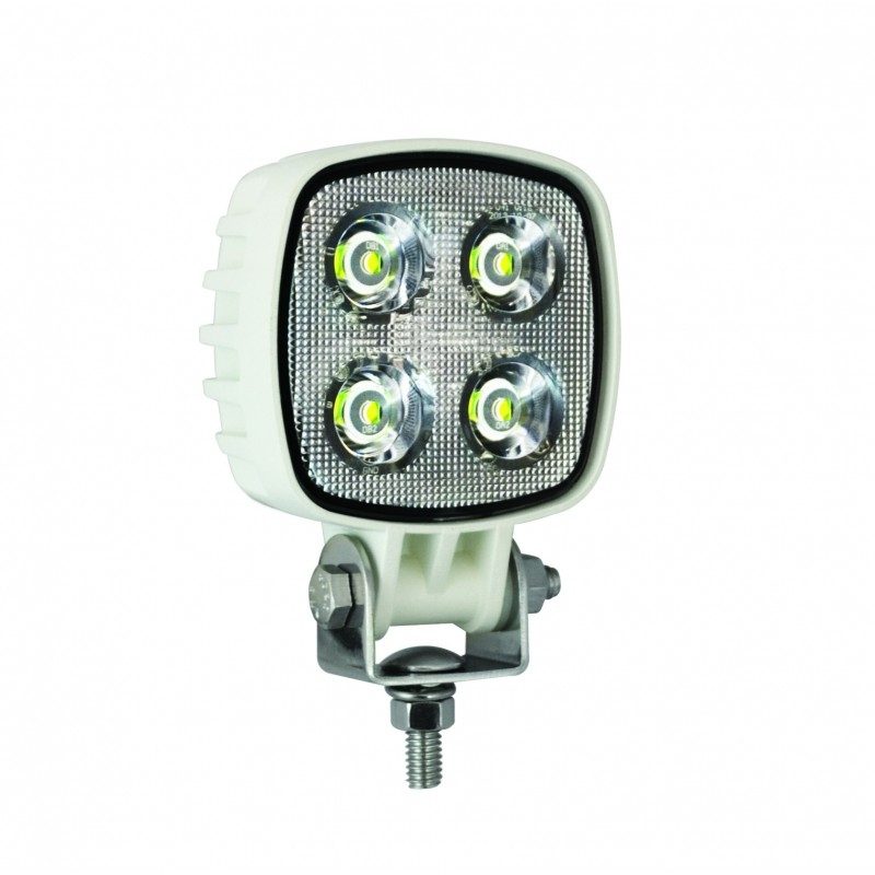 LED Autolamps 8112 Compact Square 4-LED 800lm Work Flood Light White 12/24V - 8112WM