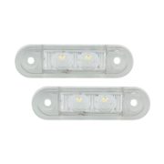 LED Autolamps 7922 Series LED Front Marker Light | Fly Lead [7922WM2] - Twin Pack