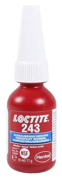 Loctite 243 'Lock N Seal' Threadlocker Adhesive - 10ml Bottle