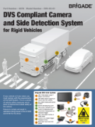 Brigade DVS-SS-01 DVS Compliant Camera & Side Detection System for Rigid Vehicles