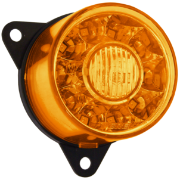 LITE-wire/Perei 55 Series 24V Round LED Rear Indicator Light | 55mm | Fly Lead | Amber - [RD101SZZ-4-2-AA]