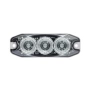 LED Autolamps 11 Series 12/24V Slim-line LED Stop/Tail Light | 89mm | Clear | Fly Lead - [11RCM]