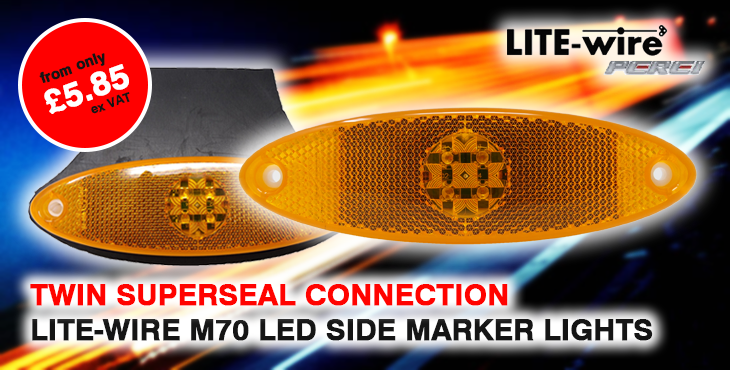 LITE-wire M70 LED Side Marker Lights