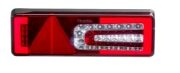 Truck-Lite M900 Series LED Rear Combination Light | Triangle Reflex | LH | 7-Way DIN - [900/101/05]
