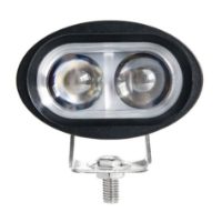 DBG 2-LED Compact Oval Work Light | Flood Beam | 900lm | Fly Lead | Pack of 1 - [711.044]