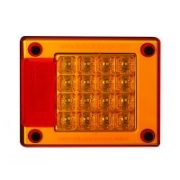 LED Autolamps 460 Series 12/24V Square LED Signal Lights | 150mm