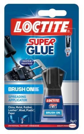 Loctite 2065930 Super Glue with Easy Brush - 5g Bottle