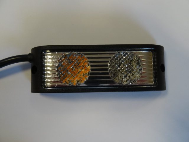 DBG MICRO I LED Rear Lamp (Black Bezel) | Fly Lead | 12/24V