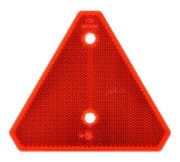 WAS 839 UT125 Screw-in Triangle Reflector (150mm) REAR/RED - Pack of 1