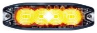 DBG LED Strobe Warning Light | Slim | Amber | 4 LED | R65 - [308.LED4A]