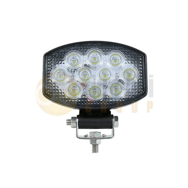 LED Autolamps 15030 Oval 10-LED 1375lm Work Flood Light 12/24V - 15030BMV