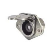 Clang 24V 1-Pin Heavy Duty Alloy Trailer Plug (Female) | Screw Terminals - [CT6880]