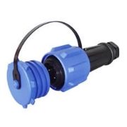 Durite 32A IP68 Heavy Duty Waterproof Plastic Plug | 12/24V | 2-Pin - [0-462-26]