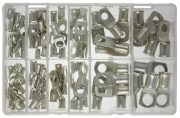 Assorted Flared End Copper Tube Lug Terminals | Box of 78 - [1023.DB9]