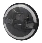 Signal-Stat SS/27 7" Round LED Headlight for Left Hand Traffic