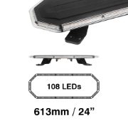 DBG RAIDER 613mm LED R65 Amber Lightbar [R24CR65]