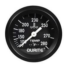 Durite 0-533-73 Water Temperature Gauge (270° Sweep Dial) 100-280° Fahrenheit