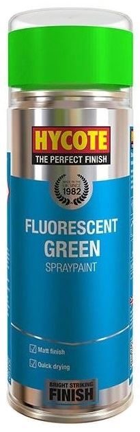 Hycote 865740 Fluorescent Green Paint - 400ml Aerosol