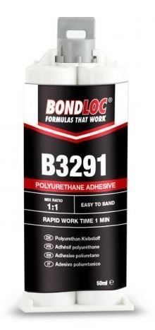 Bondloc B3291 1 Minute Polyurethane Adhesive - 50ml Syringe
