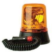 LAP Electrical LAP Range R65 ROTATOR Amber Magnetic (70mph) Beacon 12V [LAP259A]