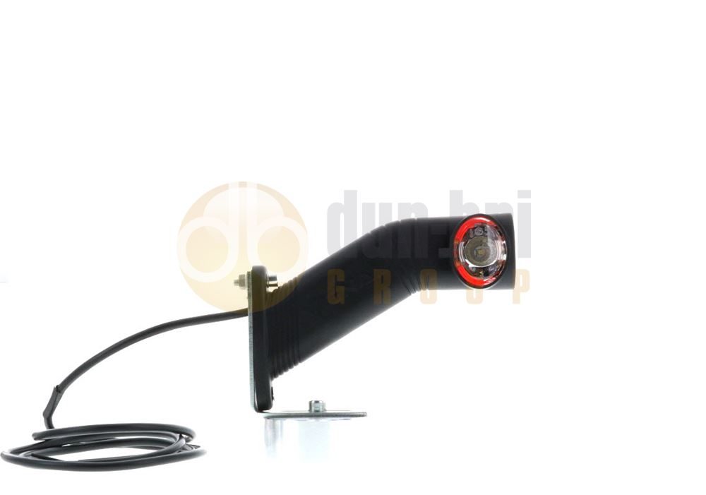 Vignal D14421 FA3 LED LEFT End-Outline Marker Light w/ Side - 60° Stalk [1.7m Fly Lead]