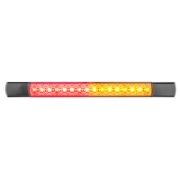 LED Autolamps 285 Series 12V Slim-line LED S/T/I Light | 285mm | Black | Fly Lead - [285BAR12]