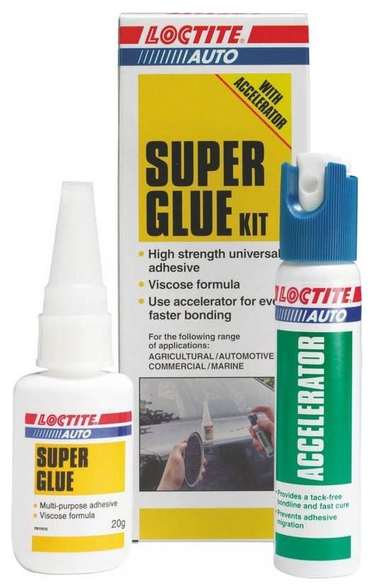 Loctite 865610 Super Glue & Accelerator Kit - 20g Bottle
