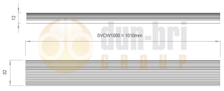 Labcraft SVCW1000-46UB Apollo 1010mm 46-LED Interior Strip Light 12880lm 12V (NO End Caps, Un-boxed)