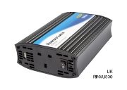 RING PowerSource Compact Modified Sine Wave Power Inverter | 12V DC | 500W | 230V AC (UK Plug) - [RINVU500]