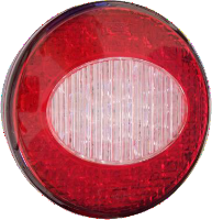 Perei/LITE-wire 700 Series (122mm) Round LED REAR COMBINATION Light Fly Lead 12/24V - CRL700LEDVV
