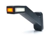 WAS W168.4 Series LED RIGHT End-Outline Marker Light w/ Side - 60° Stalk | Fly Lead [1171P]