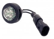 Rubbolite M856 LED Front (White) Marker Light | 36mm | Fly Lead (150mm) - [856/01/05]