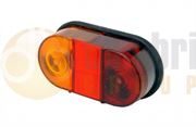 Rubbolite 88/01/00 LH/RH REAR COMBINATION Light with NPL (Cable Entry) 12/24V