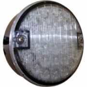 LITE-wire/Perei 800 Series 24V Round LED Reverse Light | 140mm | Blade Terminals | Clear - [RV800LED-24V]