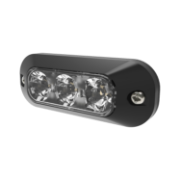 ECCO ED3700 Series White 3 LED Strobe Light | R10 | IP67 - [XTP3W]